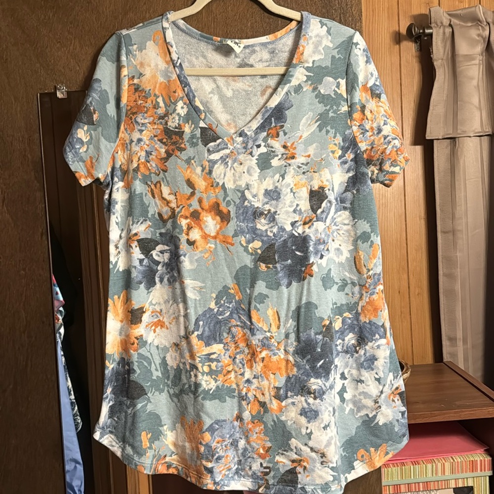Floral Top.